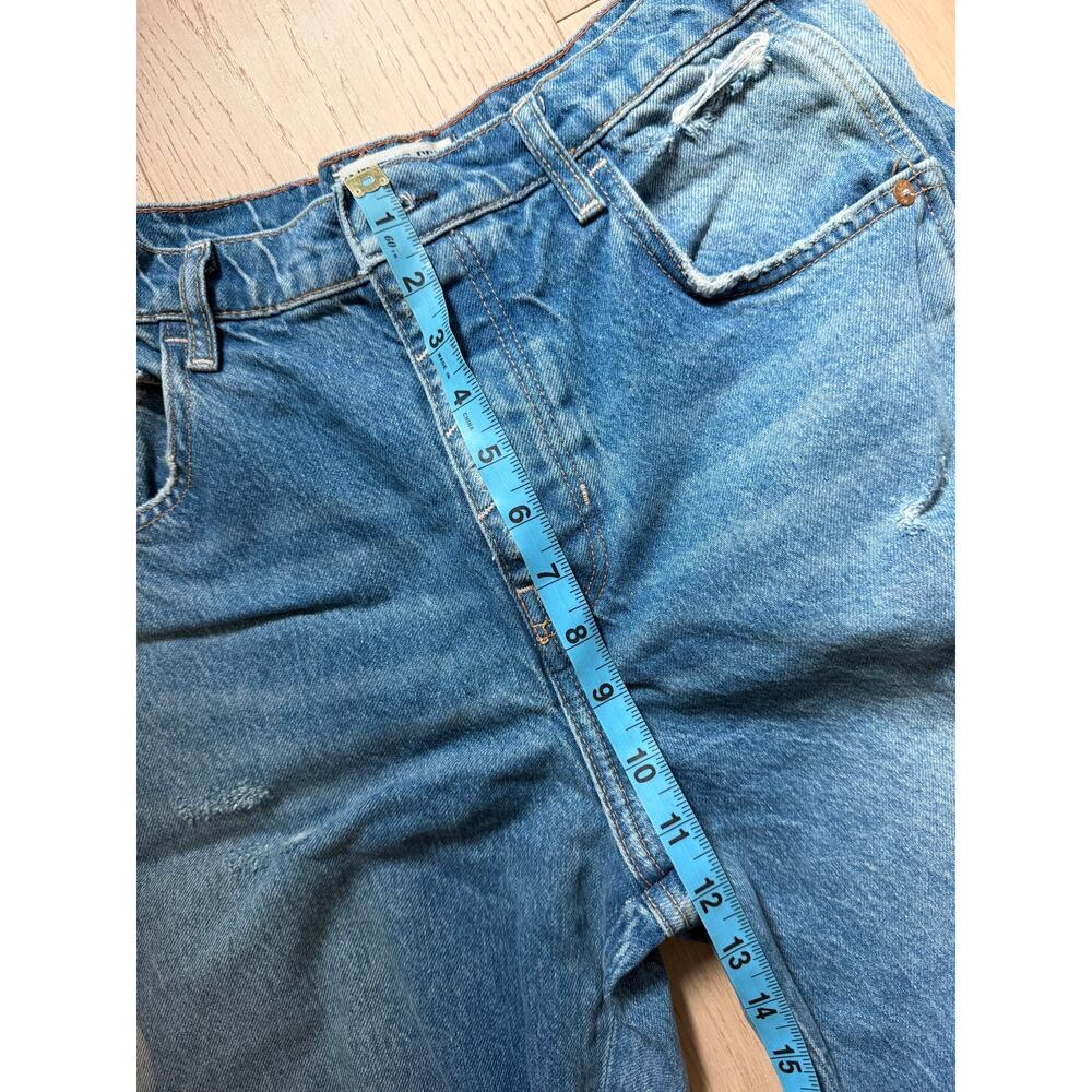 We The Free Good Luck Mid Rise Barrel Leg Jeans Size 28 - Picture 8 of 15